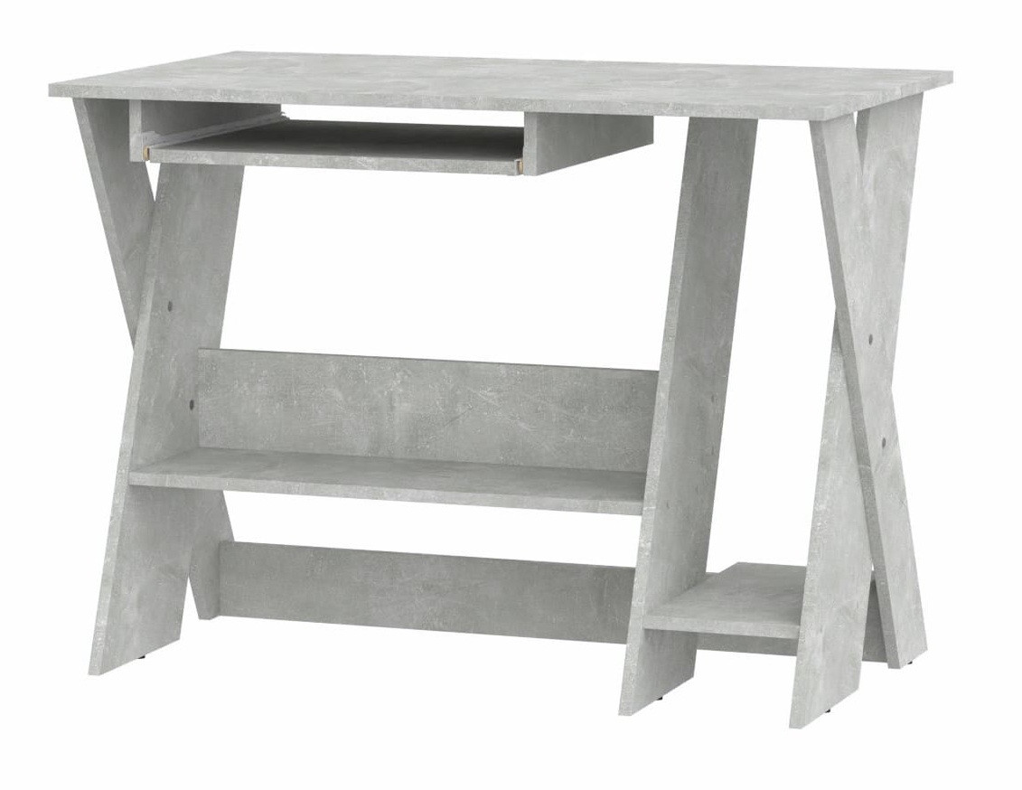 Стіл комп'ютерний 100х59х75 см. Колір Ательє світлий, СКМ-4, фото 1