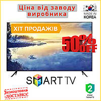 Samsung Smart TV 4K телевизор 2023 год Ultra HD, LЕD, IPTV, T2 34 дюйма WIFI Сборка Корея Самсунг Гарантия