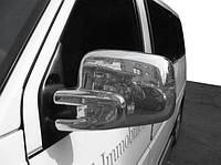 Накладки на зеркала (2 шт) Carmos - турецкий АБС-пластик для Volkswagen T4 Transporter