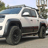 Расширители колесных арок EuroCap (ABS, черные) для Volkswagen Amarok 2010-2022 гг T.C