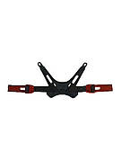 Запчастина TSL Front cover, strap, adjustable winglets, Dark Grey/Red (SFSE403)