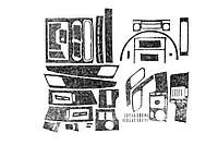 Накладки на панель (50 деталей) Титан для Volkswagen Crafter 2006-2017 гг