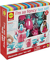 Alex Детский чайный набор сервиз укрась меня 240110-1 Pretend I'm So Fancy Kids Tea Set 33 Piece