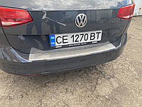 Накладка на задний бампер OmsaLine (нерж) Sedan для Volkswagen Passat B8 2015-2024 гг