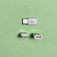 Переходник гнездо micro USB на штекер USB type-C (тип С)