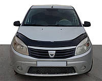 Дефлектор капота (EuroCap) для Dacia Sandero 2007-2013 гг