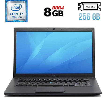 Ноутбук Б-клас Dell Latitude 7490/ 14" (1366x768)/ Core i7-7600U/ 8 GB RAM/ 256 GB SSD/ HD 620, фото 1