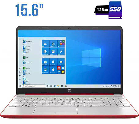 Ультрабук Б-клас HP 15-dw0083wm/ 15.6" (1366x768)/ Pentium Silver N5030/ 4 GB RAM/ 128 GB SSD/ UHD 605, фото 1