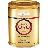 Кофе заварной молотый Lavazza Qualita Oro 250 гр. 100% арабика Кофе Лавацца средней обжарки