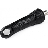 Чорна насадка фаллос дилдо для секс-машини 20 х 3.8 см, Фаллоїмітатор реалістичний, Інтимні іграшки, фото 6