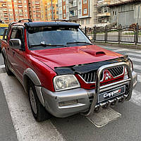 Дефлектор капота (EuroCap) для Mitsubishi L200 1996-2006 гг