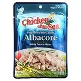 Chicken of the Sea, Albacore из дикой рыбы, белый тунец в воде, 70 г (2,5 унции) в Украине