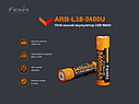 Акумулятор 18650 Fenix (3400 mAh) micro usb заряджання, фото 10