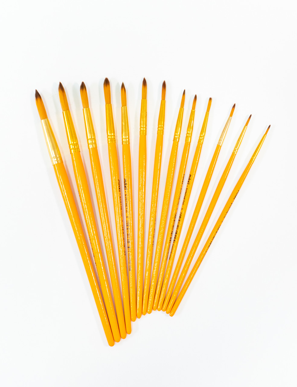 Пензель синтетика №3 круглий Maxi, фото 1