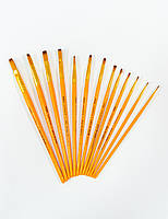 Пензель синтетика №5 плаский Maxi, фото 2