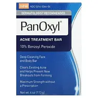 PanOxyl, кусковое мыло для лечения акне, 10% перекись бензоила, 113 г (4 унции) Киев