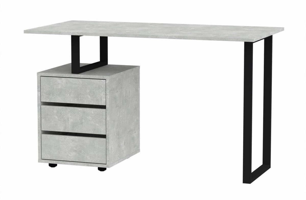 Стіл письмовий "Лофт-2" 120х60х73 см. Колір Ательє світлий, фото 1