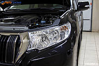 Реснички на фары (2 шт, для рефлекторной) для Toyota Land Cruiser Prado 150