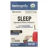 BareOrganics, Sleep, Superfood Water Enhancer, органическая смесь ягод, 12 пакетиков в стиках по 6 г (0,21