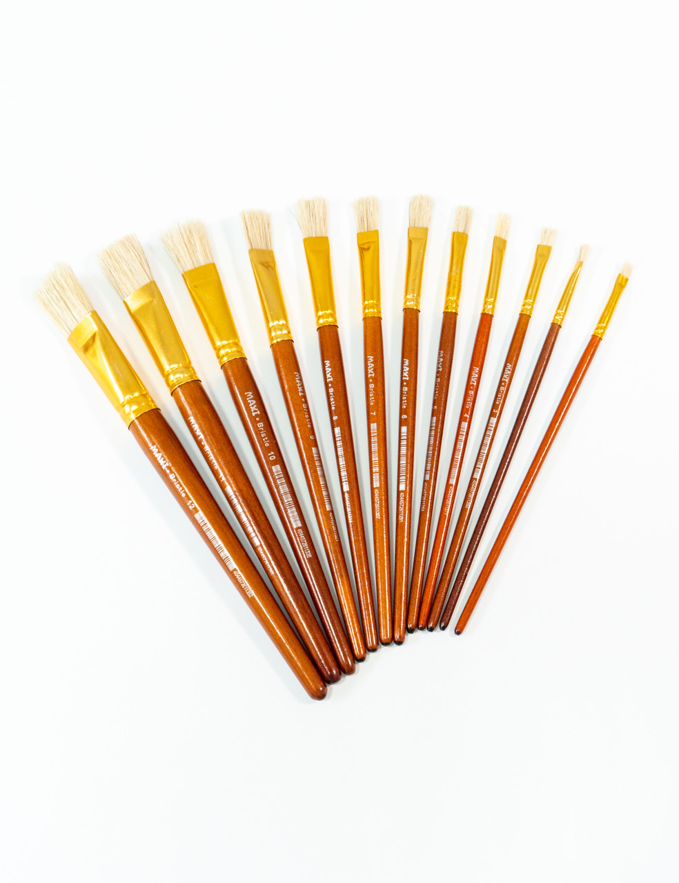 Пензель щетина №7 плаский Maxi, фото 1