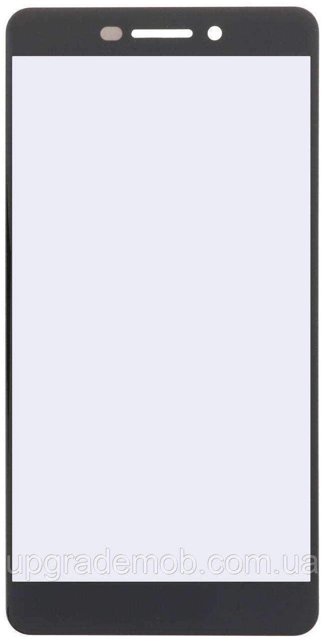 Скло дисплея Nokia 6.1 чорне з OCA-плівкою, фото 1