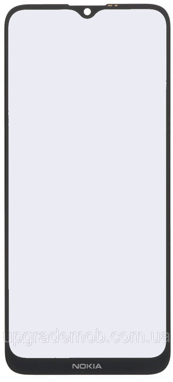 Скло дисплея Nokia G10/G20 чорне з OCA-плівкою оригінал з олеофобним покриттям, фото 1