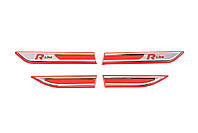 Шильдик R-Line (в ассортименте) Красный для Volkswagen Passat B8 2015-2024 гг