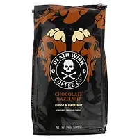 Death Wish Coffee, Ароматизированный кофе, молотый, с шоколадом и фундуком, 396 г (14 унций) в Украине