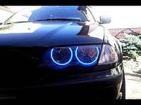 CCFL Ангельські оченята на BMW E90 E91 дорестайл сині