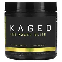 Kaged, PRE-KAGED Elite, перед тренировкой, со вкусом винограда Gracier, 698 г (1,54 фунта) Днепр