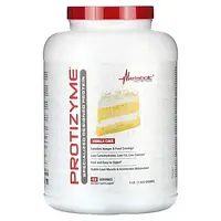 Metabolic Nutrition, Protizyme, Specialized Designed Protein, ванильный торт, 1820 г (4 фунта) в Украине