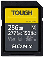 Карта пам'яті Sony 256GB SDXC C10 UHS-II U3 V60 R277/W150MB/s Tough (SFM256T.SYM)