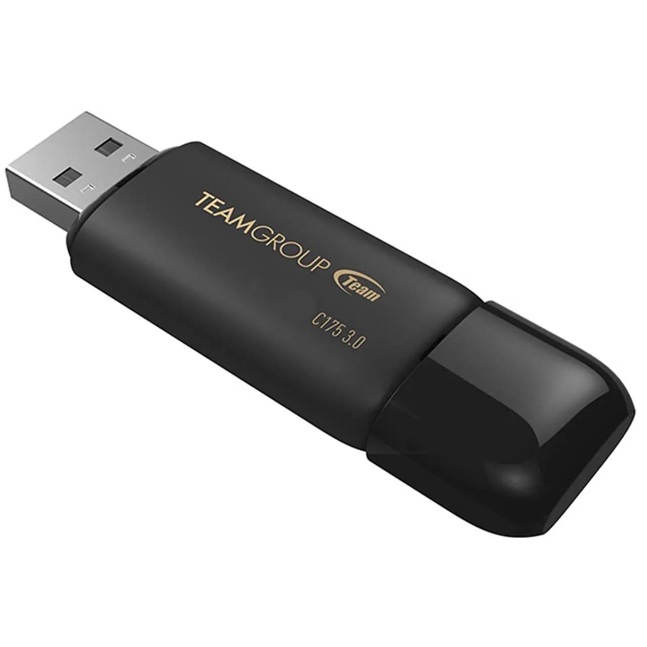 Флеш-накопичувач Team USB3.1 64GB C175 Pearl Black (TC175364GB01) - фото 2 - id-p2028025912