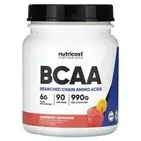 Nutricost, Performance, BCAA, малиновый лимонад, 990 г (2,2 фунта) в Украине