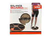 Балансборд LiveUp BALANCE BOARD Коричневый 39x7.5см