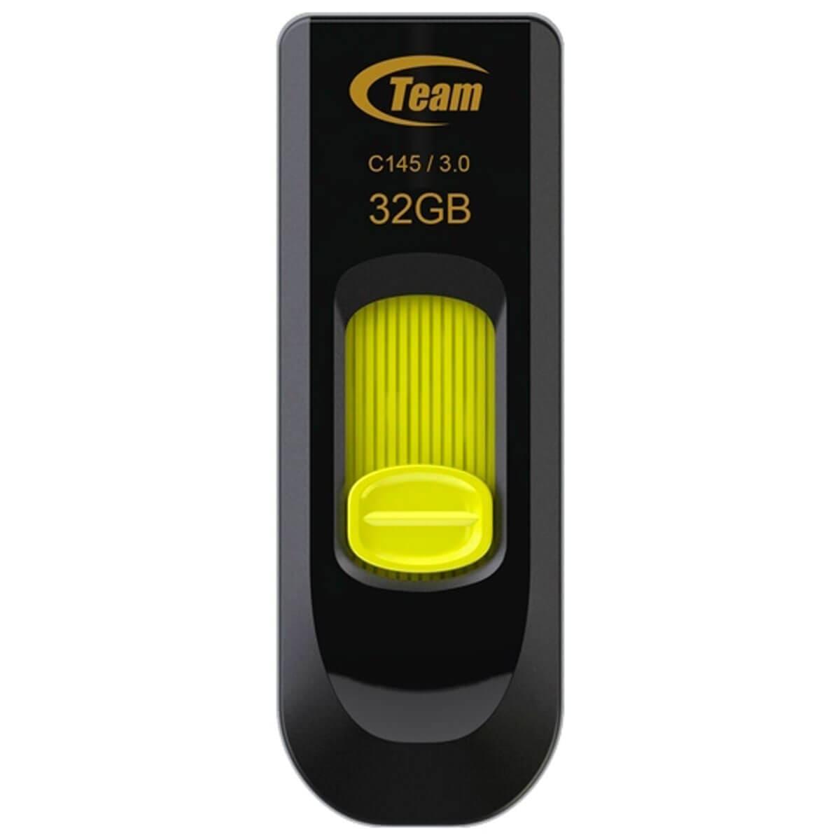 Флеш-накопичувач Team USB3.0 32Gb C145 Yellow (TC145332GY01) - фото 1 - id-p2028030252