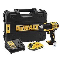 Мощная дрель-шуруповерт аккумуляторная бесщеточная DeWALT DCD708D1T : с АКБ 18V 2.0Ah