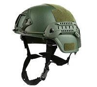 Кевларовый баллистический шлем MICH 2000 (NIJ IIIA) Оливковый