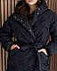 Зимове стьобане пальто жіноче, розмір S,M, фото 3