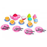 Дитячий ігровий набір Кухня з набором посуду ТехноК 7280TXK, фото 4