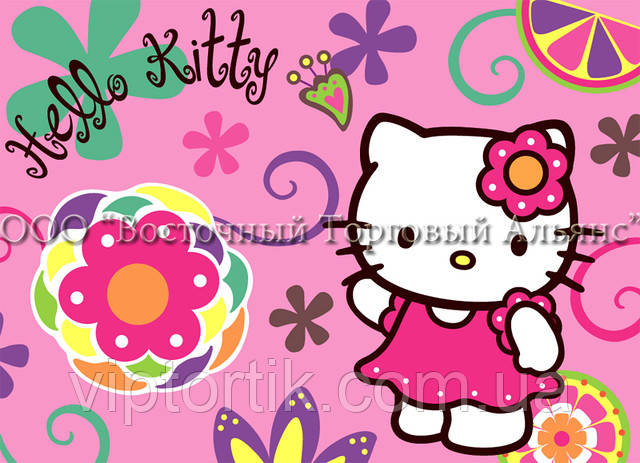 Друк їстівного фото — Формат А4 — Вафельний папір — Hello Kitty