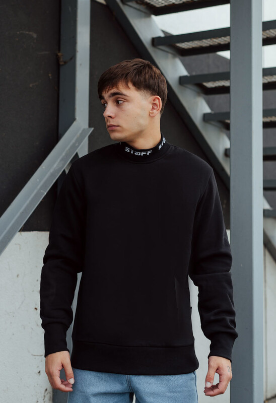 Універсальний зимовий світшот Staff black logo fleece