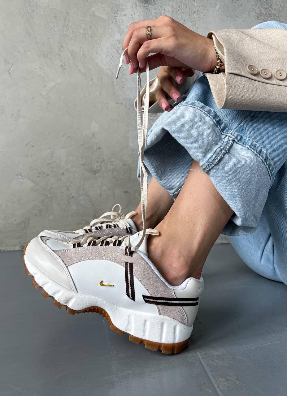 NIKE X JACQUEMUS AIR HUMARA LX White 37 - фото 1 - id-p2028087163