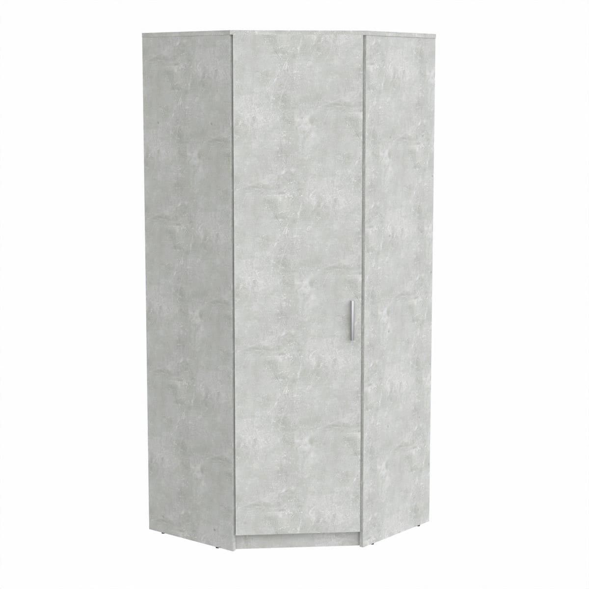 Шафа-3У для одягу 80х80х195 см. Кутовий, Колір Ательє світлий, фото 1