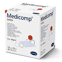 Серветка з нетканного матеріалу Medicomp extra 7,5см х 7,5 см