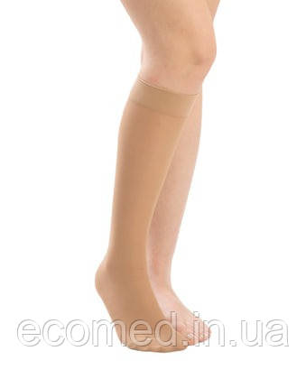 Компрес.гольфи на литку 2 клас закр.нос, беж, р.XL, фото 1