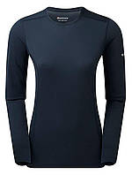 Футболка Montane Female Dart Lite Long Sleeve T-Shirt, Eclipse Blue, XS/8/36 (FDLLSECLA15)