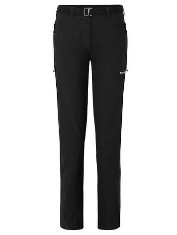 Брюки Montane Female Terra Stretch Pants Regular, Black, XS/8/36 (FSTPRBLAA15), фото 2