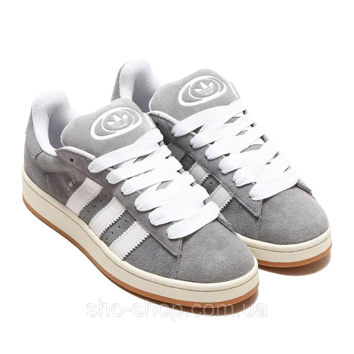 Кросівки Adidas Originals Campus 00S Shoes 'Grey/White/Gum' HQ8707