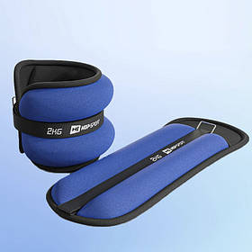 Обважнювачі для ніг і рук Hop-Sport HS-S004WB 2х2 кг сині